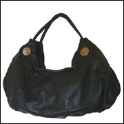 schwarze Handtasche